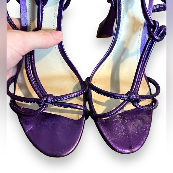 SCHUTZ Women's Latoya Strappy High-Heel Sandals Purple - Picture 5 of 9